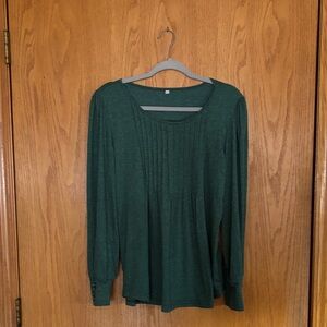 Elegant Green Women's Top